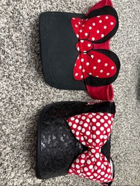 Disney parks Minnie hat visor set of 2.